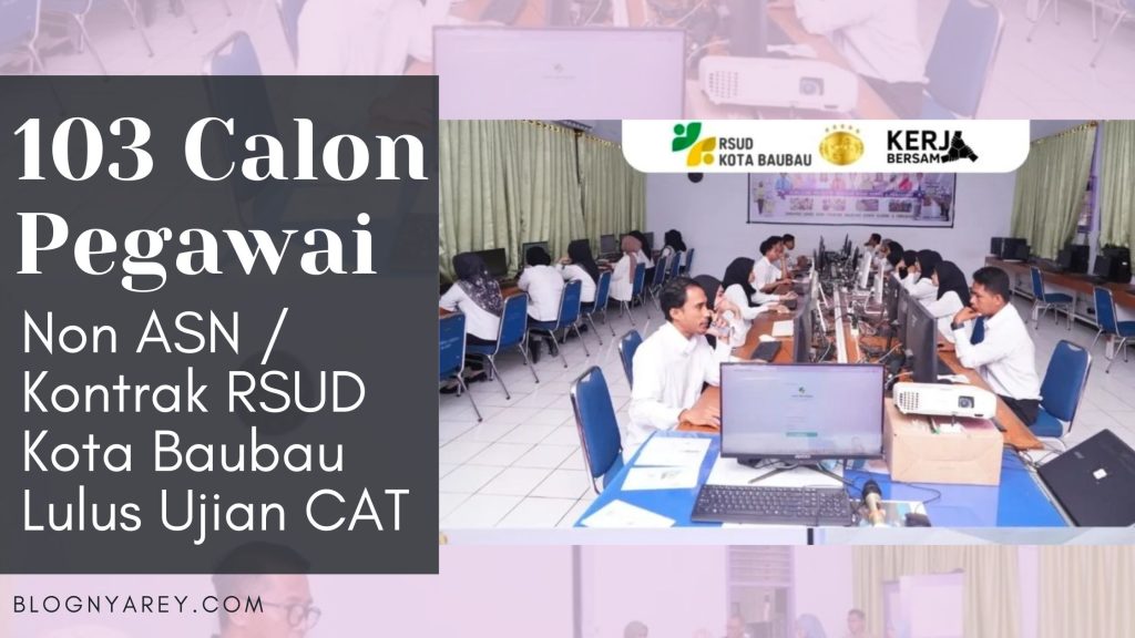 pengumuman lulus ujian cat rsud baubau